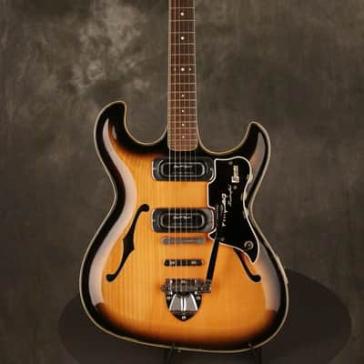 Immagine Ampeg/Burns TR2 solid carved top/back 1963-64 Sunburst - 2