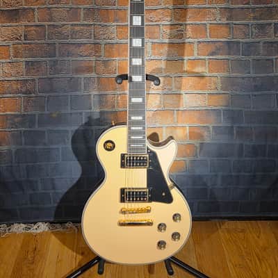 Epiphone 2022 Les Paul Custom Limited Edition Ivory White image 1