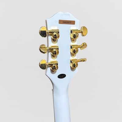 Epiphone Les Paul Custom Electric Guitar - Alpine White image 7