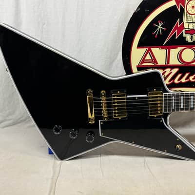 Gibson USA Custom Shop Explorer Custom Guitar with COA + Case 2024 - Ebony / Black image 4