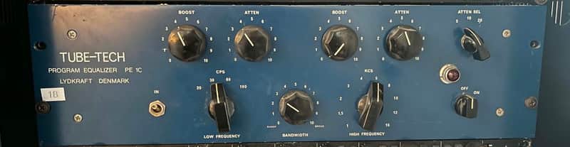 Tube-Tech PE 1C Program Equalizer 2010s - Blue image 1
