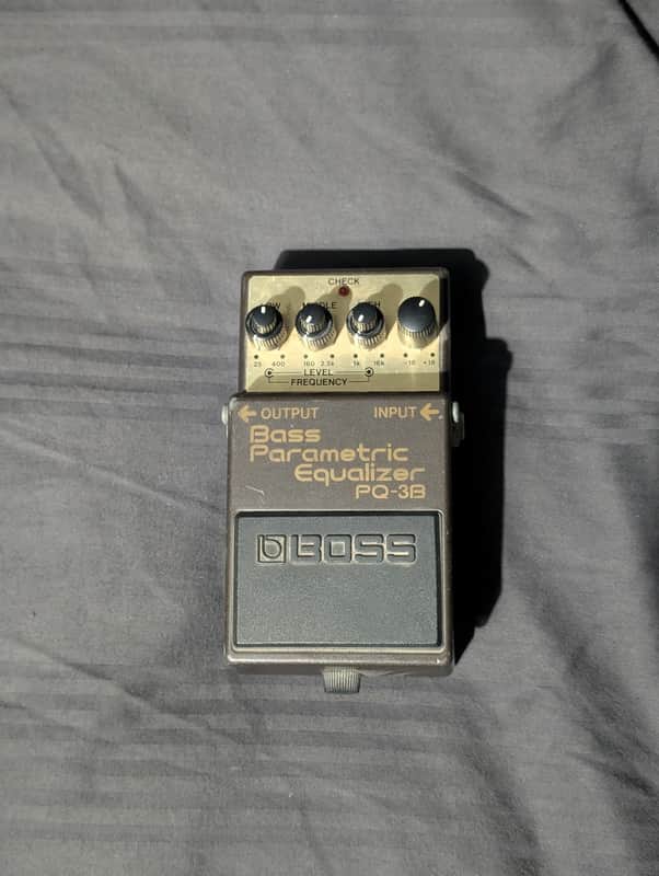 Boss PQ-3B Bass Parametric Equalizer (Silver Label) 1991 - 1995 Brown image 1