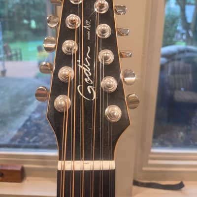 Godin A12 SG Solid Cedar Cutaway 12-String with Electronics 2010s - Natural Semi-Gloss image 2