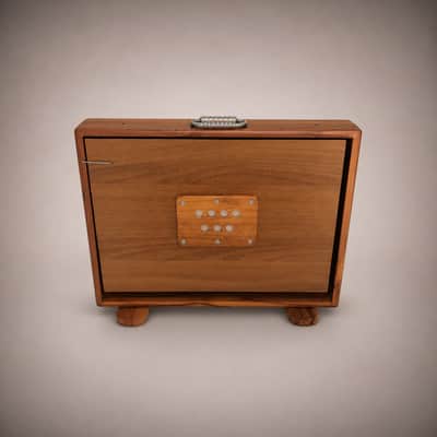 Handmade Shruti Box Big Size Professional Sound Sur Peti Sheesham Wood 13 Notes Natural image 8