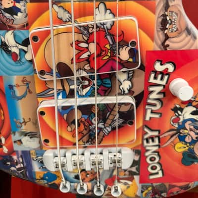 Jens Ritter Custom 4 String Bass 2015 -Looney Tunes image 4