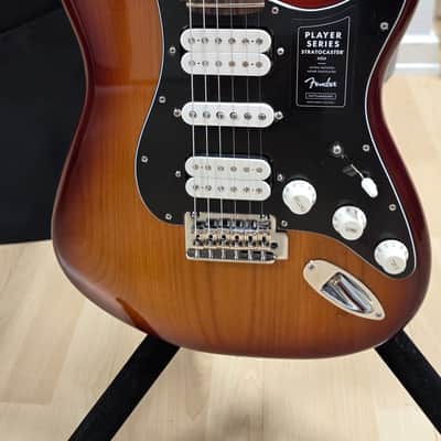 Fender Player Series Stratocaster HSH BRAND NEW Tobacco Burst Sunburst Pro Strat Limited Edition Discontinued NOS Electric Guitar image 14