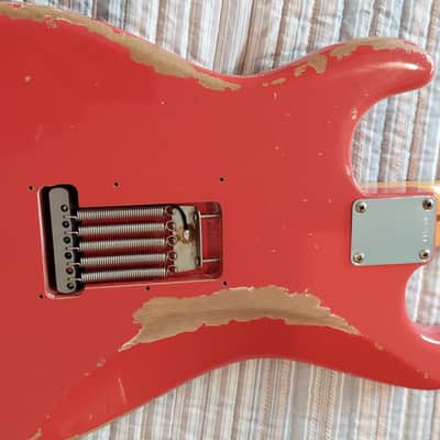 1957 Fender Stratocaster relic 2012 Fiesta Red image 4