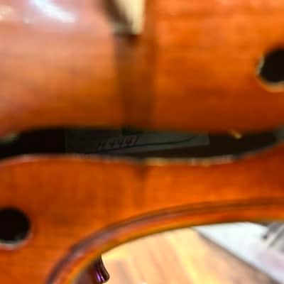 4/4 Violin A. R. Seidel Mittenwald Obb. Handmade Copy of Antonius Stradivarius- Made in 7/83 East Germany - Model V131G Registration No.H4441 image 14