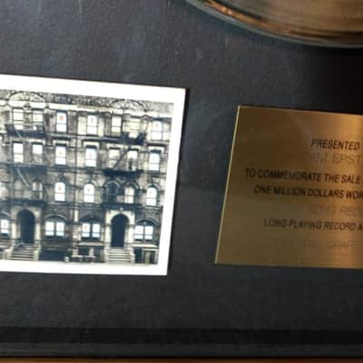 Led Zeppelin RIAA Gold Record Award - Physical Graffiti image 4
