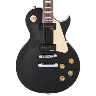Vintage V100P ReIssued Electric Guitar ~ Boulevard Black image 2
