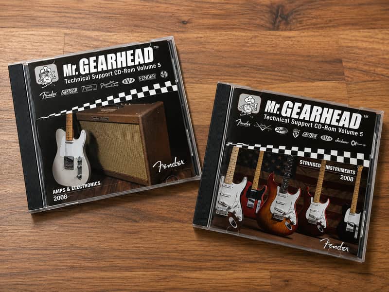 Rare Fender Mr. Gearhead Technical Support CD-ROM Volume 5 Set (2008) – Authorized Service Center Edition image 1