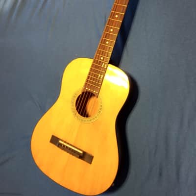 Musima (höchstwahrscheinlich) Wandergitarre 7/8 mensur ≈ 1967–1975 - helle & dunkle Hölzer image 3