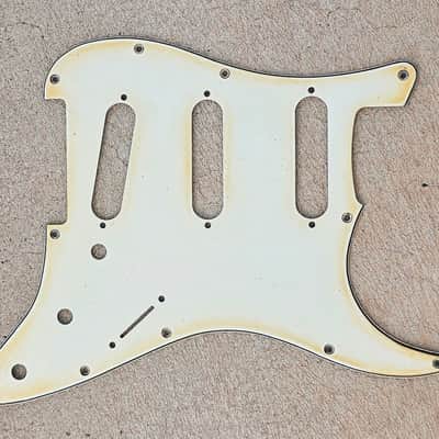 Medium/Heavy-Aged Relic 11-Hole - SSS - Cream Stratocaster Pickguard image 7