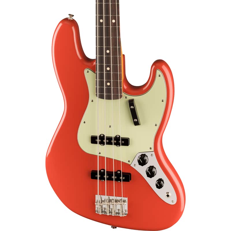 Fender Vintera® II '60s Jazz Bass® Electric Bass, Fiesta Red image 1
