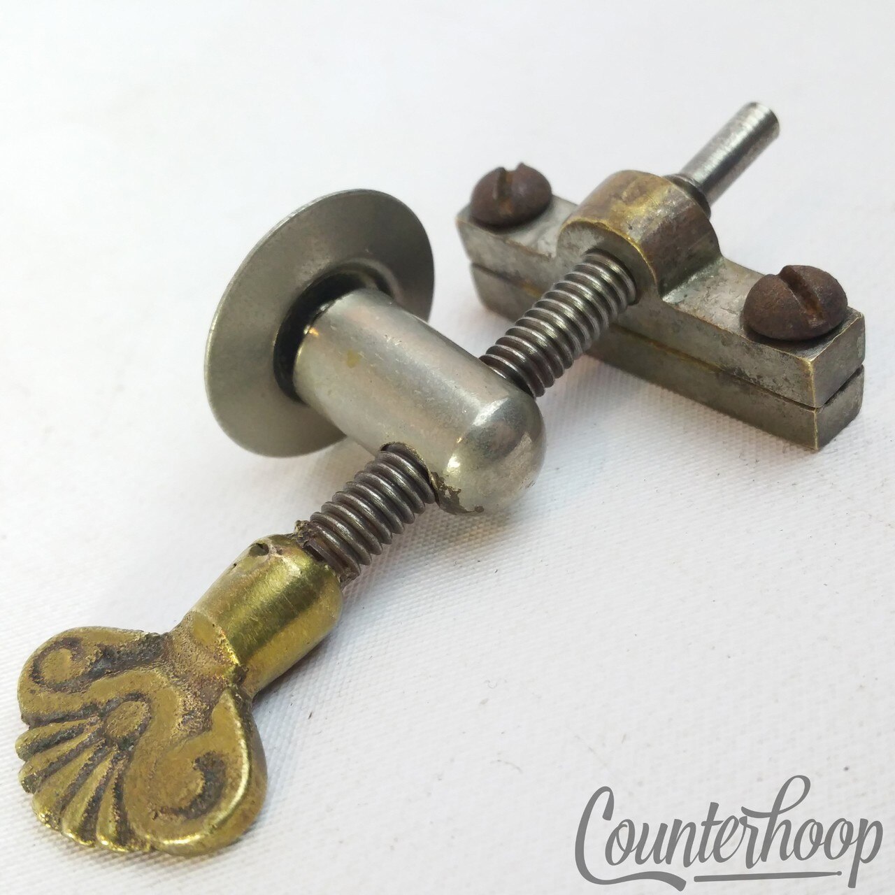 Kent Snare Drum Strainer Tensioner Eyelet-Mount Nickel Vintage 50s Single-Point — main photograph