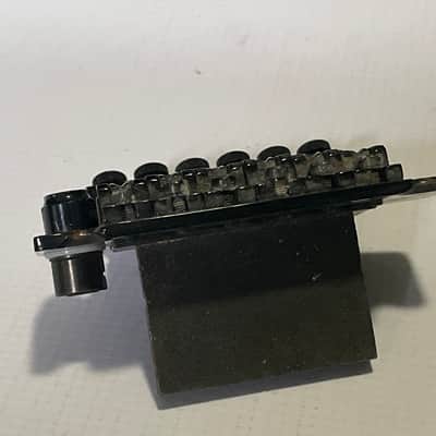 2000's Ibanez RG220B Series ILT1 Licensed Black Floyd Rose Double Locking Tremolo Bridge image 6