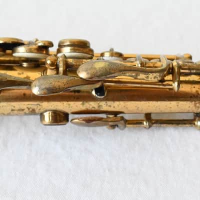 Conn New Wonder I Soprano Sax 1923 - Original Gold Plate-Overhauled-Free USA Ship image 15