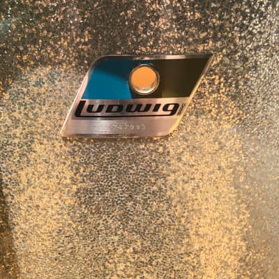 Ludwig 70's 3 ply Vintage Drum Kit 24, 13, 16 1970 Silver Sparkle image 13