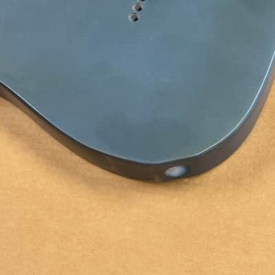1876g Kohlin Guitars T-Type Roasted Pine replacement body Aged Nitro Lake Placid Blue Made in Sweden fits Fender Telecaster necks image 10