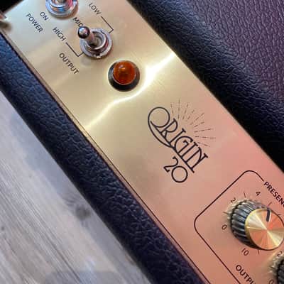 Marshall Origin ORIGIN20H 20-Watt Tube Guitar Amp Head image 5