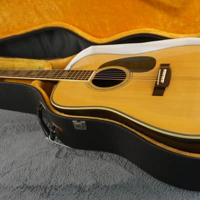 Yamaki YW-40 Dreadnought Acoustic Guitar MIJ w/ Hard Case – Vintage 1970s image 19