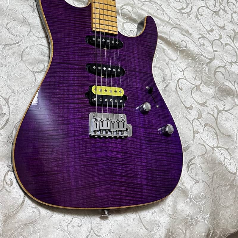 2004 Suhr Standard Custom Purple Flame Maole Top