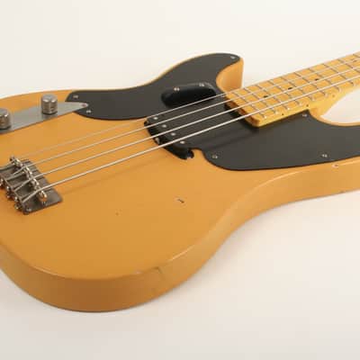 Nash Bass PB-52 Butterscotch Blonde Lollar Pickup Left Handed GRT-610 image 3