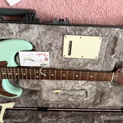 Fender Limited Edition American Professional Stratocaster with Rosewood Neck 2017 - Daphne Blue image 2