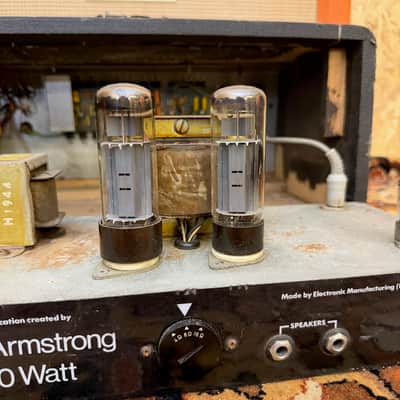 Vintage 1970s Dan Armstrong 60w Guitar Valve Amplifier Head w/ Partridge TF image 16