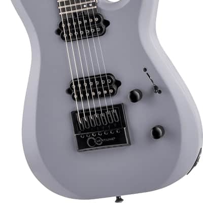 Jackson Pro Series Dinky DK Modern EverTune 7 Electric Guitar, Ebony Fingerboard, Primer Gray image 6