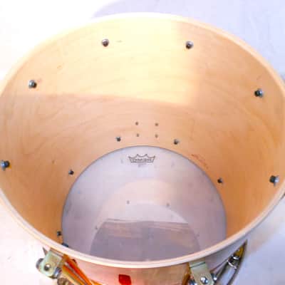 Vintage 1993 GMS Grand Master Series Drumset Cherry Sunburst Lacquer 22",14",12",10" image 10