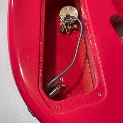 2021 Indonesia Kramer Baretta Special Ruby Red Mahogany Guitar Body 6 Post Tremolo image 12