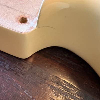 Fender American Standard Strat Plus Jeff Beck Stratocaster Body 1989 - antique white image 11