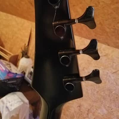 Takamine GB400 1985 Gloss black with red binding image 3