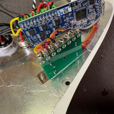 AMBROSONICS, LLC WOW, 23 Wirings! Bluetooth Programmable Pre-wired pickguard Pickup Director with FREE Pickup Composer App 2025 - Plain White image 10