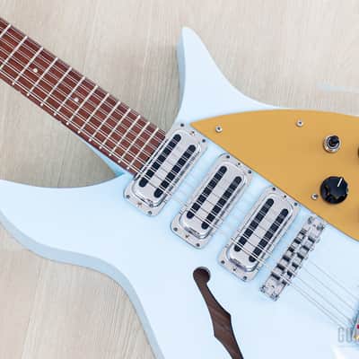 2004 Rickenbacker 325C58/12 12-String Blue Boy F Hole w/ Roger McGuinn Compressor & Case, 325/12 image 8