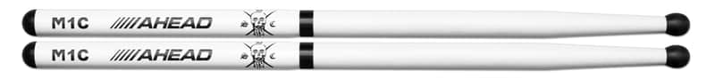 Ahead Drumsticks - M1C - White Marching SDC image 1