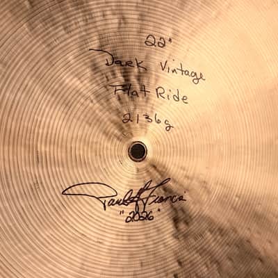 Paul Francis CUSTOM Cymbal Craftsman 22” FLAT RIDE 2136 g NEW! Controlled Delicate Light Golden Shimmer image 6
