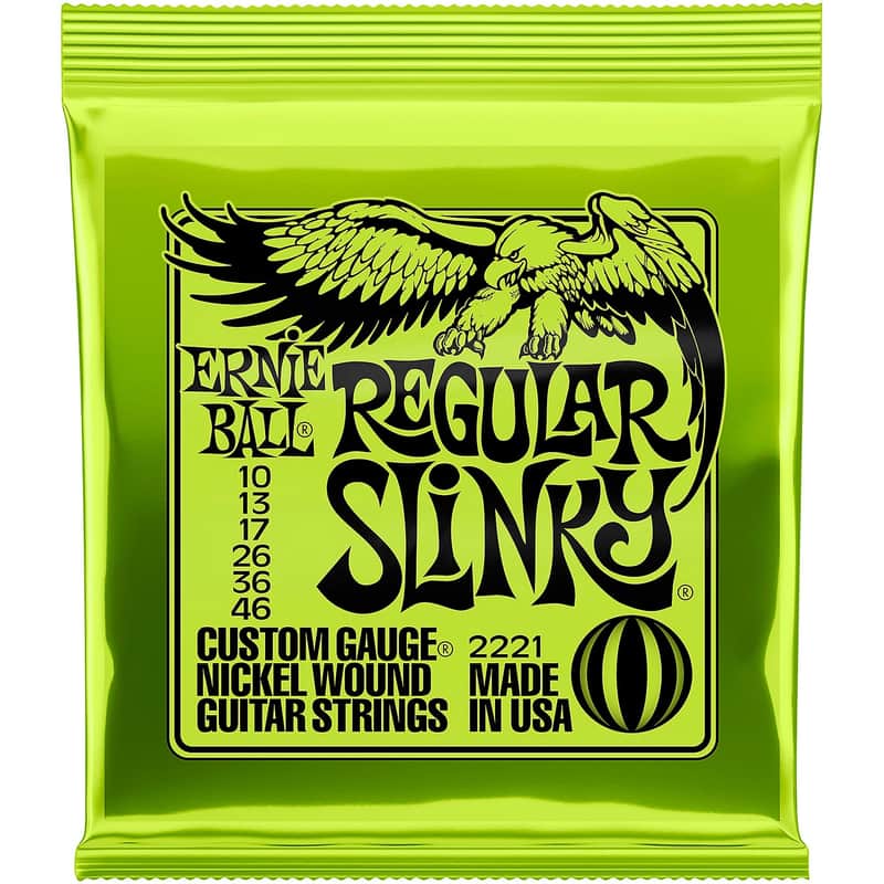 Ernie Ball #2221 Regular Slinky Electric Guitar Strings Custom Gauge .010-.046 image 1