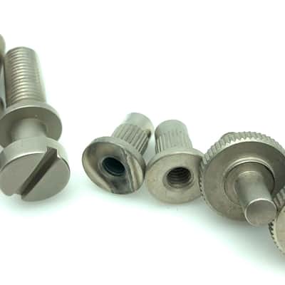 Brushed Satin Advanced Plating API Gibson Nashville Tune-O-Matic Bridge/Stop Bar/Studs/Insert - 2010’s - Satin Nickel image 4