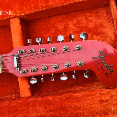 ♚INSANE♚Vintage 1966 Fender Electric XII*12 String♚CANDY APPLE RED!♚£120 SETUP ** COLLECTORS ! ** image 4