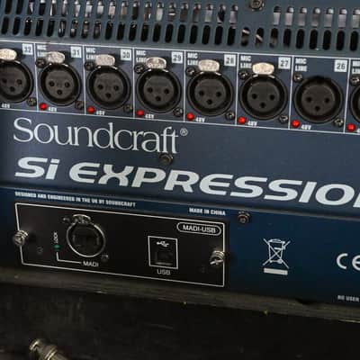 Soundcraft Si Expression 3 Digital Mixer w/ MADI-USB Card & Road Case CG011LT image 13