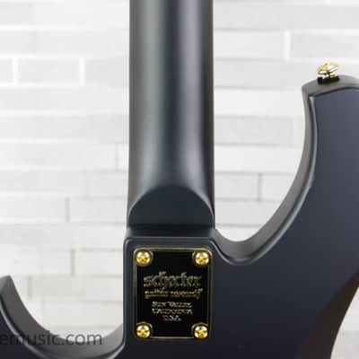 Schecter Johnny Christ Signature Bass - Satin Black image 10
