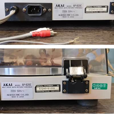 AKAI AP-B20C Rare Vintage Belt Drive Auto-Return Turntable Working Warranty image 17