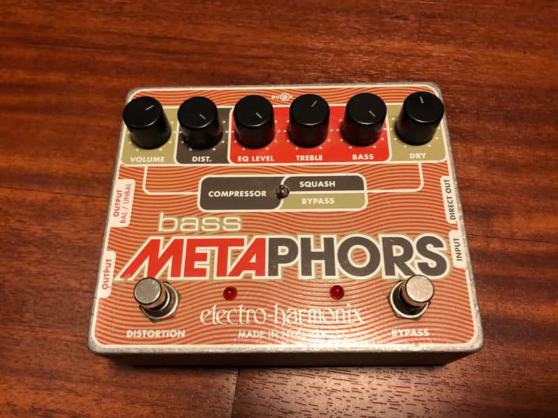 Electro-Harmonix Bass Metaphors Preamp / EQ / Comp 2008 - 2019 - Red image 1