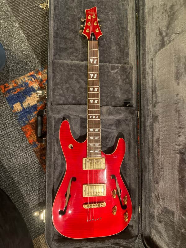 Schecter CSH-1 2005 - 2006 - Vintage Trans Red image 1
