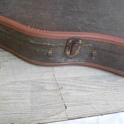 Silvertone Harmony Vintage Brown Case Stratotone 1960's image 3