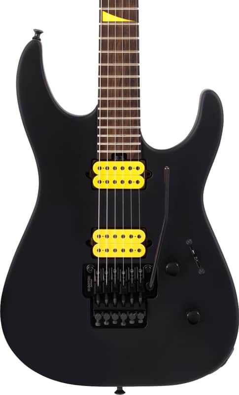 Jackson MJ Series Dinky Electric Guitar DKR, Ebony Fingerboard, Satin Black image 1