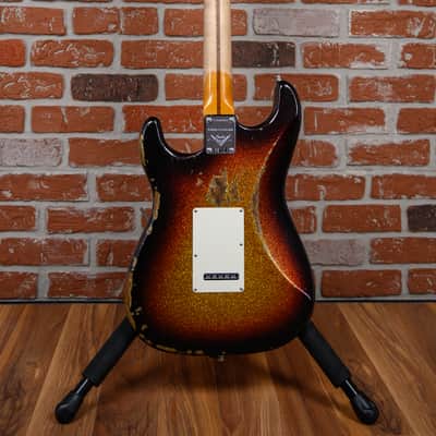 Fender Custom Shop SR25 Custom Deluxe Stratocaster Heavy Relic 3-Tone Sunburst Sparkle 2026 w/OHSC image 7