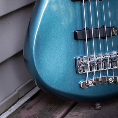 Warwick Streamer LX5 2016 - Petrol Blue Metallic image 4